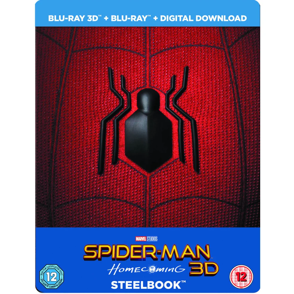 Spider-Man: Homecoming (3D + 2D) - Steelbook d'édition limitée + Aimant en Résine + Comic Image 1