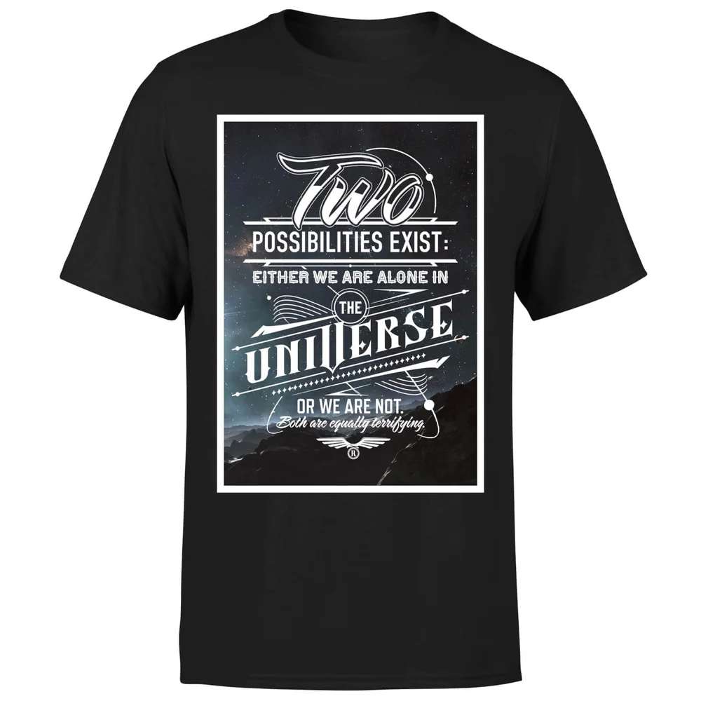 T-Shirt Homme Two Possibilities Exist - Noir - S - Noir Image 1