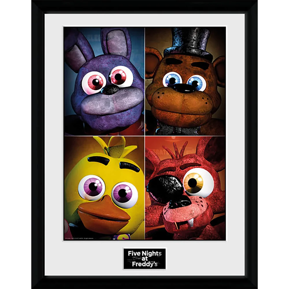 Five Nights at Freddy's Quad - 16 x 12 Inches Framed Photograph Image 1