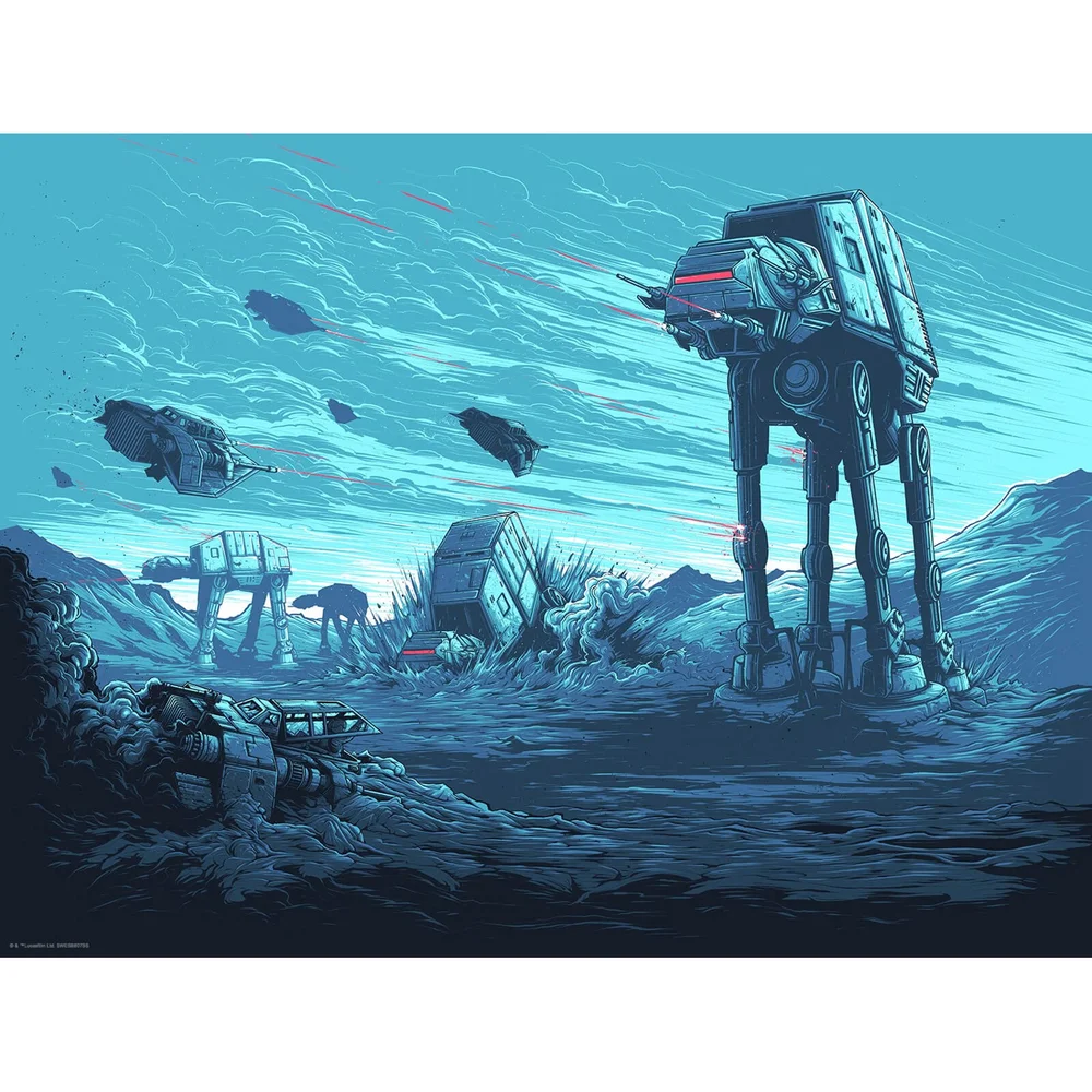 Sérigraphie de Dan Mumford certificat d'Authenticité Exclusivité pour Zavvi Attack Pattern Delta Star Wars Image 1