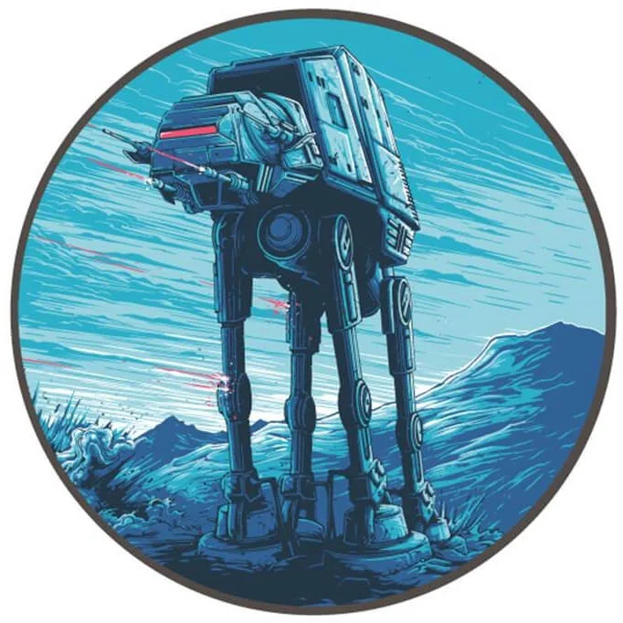 Badge Rond en Émail Attack Pattern Delta - Exclusivité pour Zavvi Star Wars Dan Mumford (4cm de Diamètre) Image 1