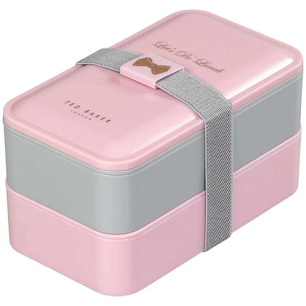 Boîte à Déjeuner Lunchbox - Ted Baker - Rose / Gris Image 1