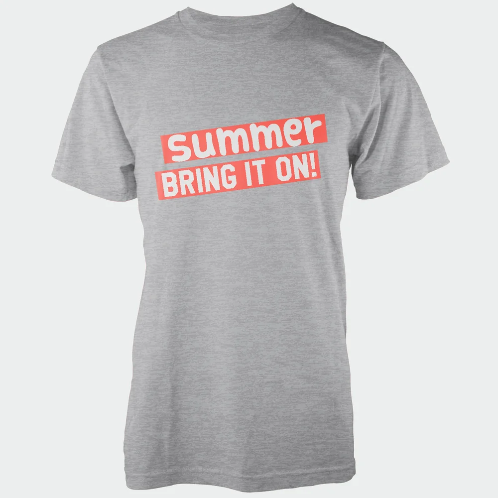 T-Shirt Homme Summer Bring It On! - Gris - S - Gris Image 1