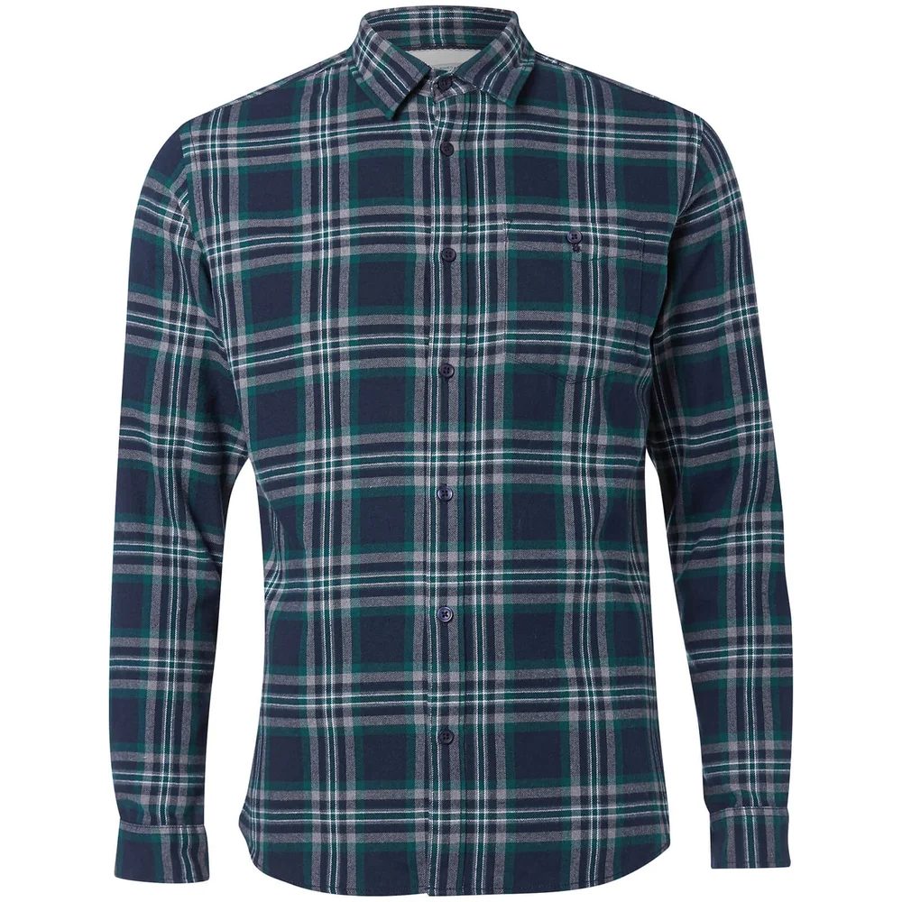 Chemise à Carreaux Homme Originals New Christopher Jack & Jones - Vert / Bleu - S - Vert Citron Image 1