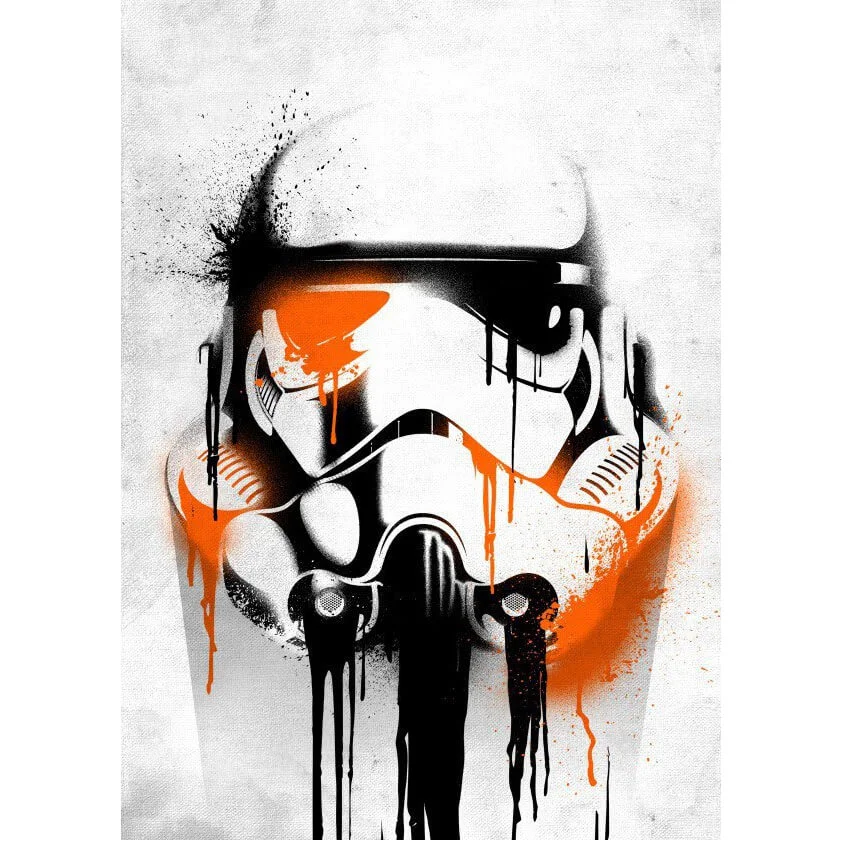Affiche en Métal Star Wars Masked Troopers Banksy (68 x 48cm) Image 1