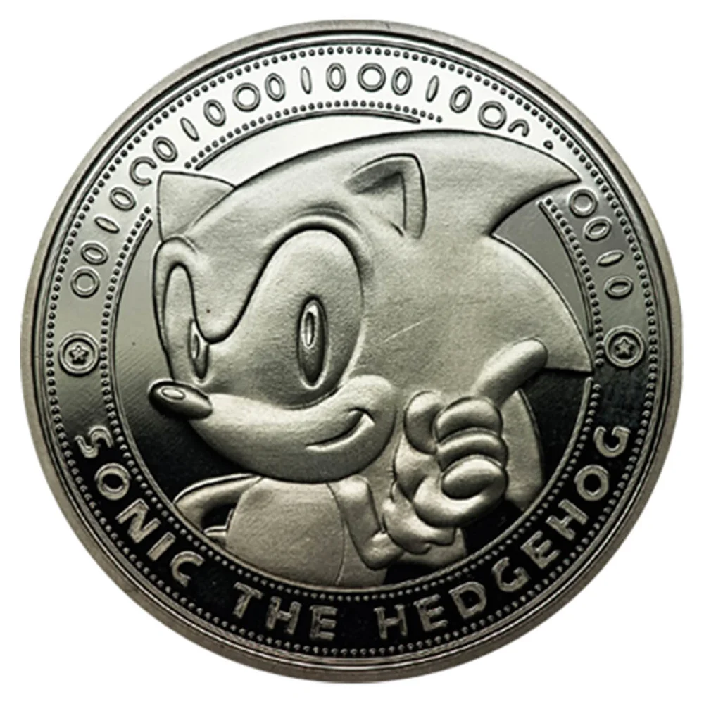 Pièce de monnaie Sonic, le film Collectors Édition Limitée : Variante argentée - Exclusivité Zavvi Image 1