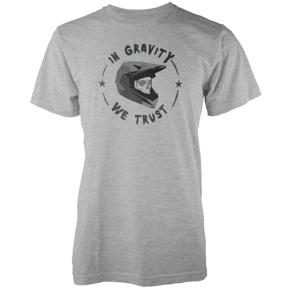 T-Shirt Homme In Gravity We Trust - Gris - S - Gris Image 1