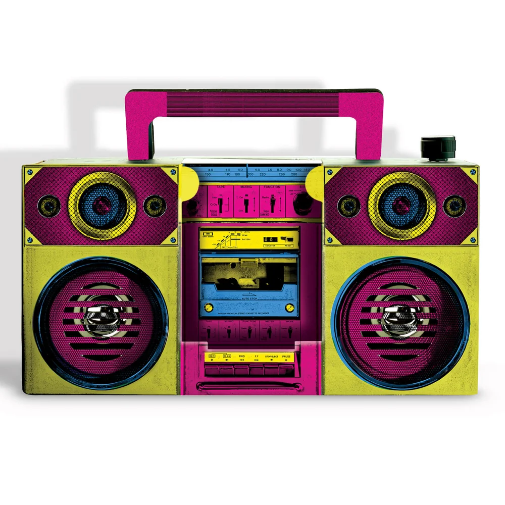Haut-Parleur En Carton - Radiocassette Image 1