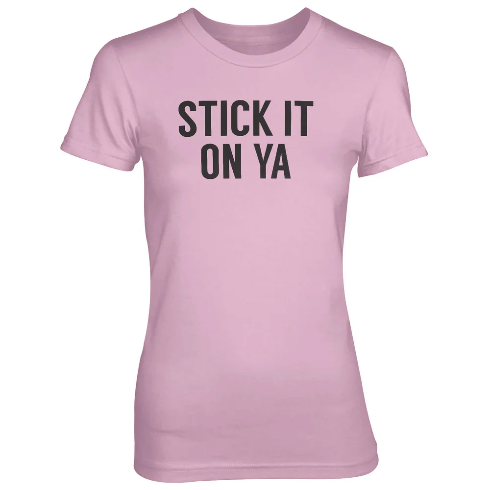 T-Shirt Femme Stick It On Ya - Rose - S - Rose Image 1
