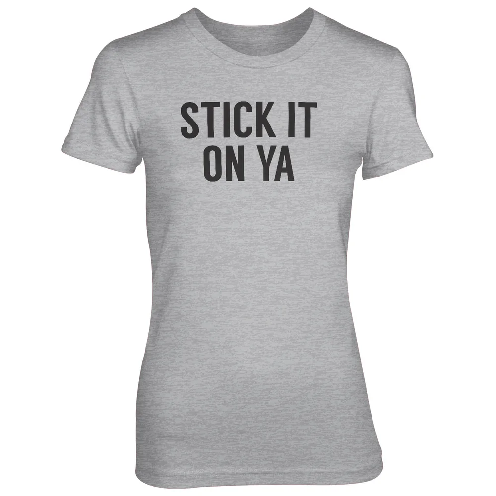 T-Shirt Femme Stick It On Ya - Gris - S - Gris Image 1