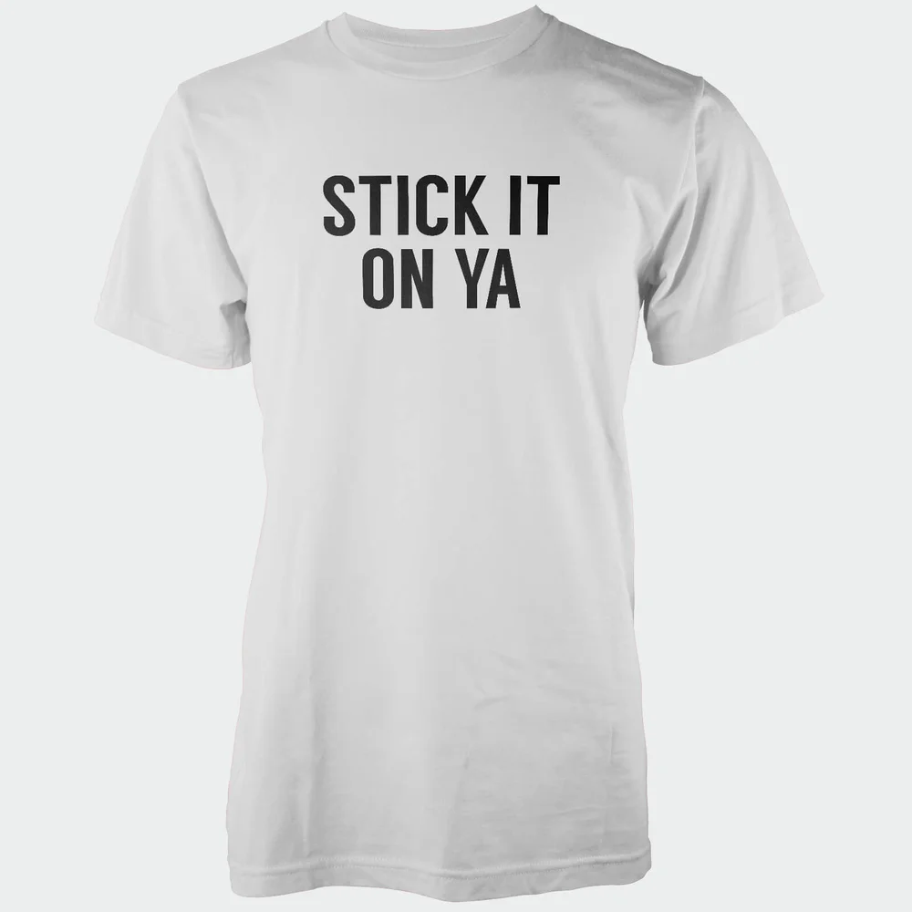 T-Shirt Homme Stick It On Ya - Blanc - S - Blanc Image 1