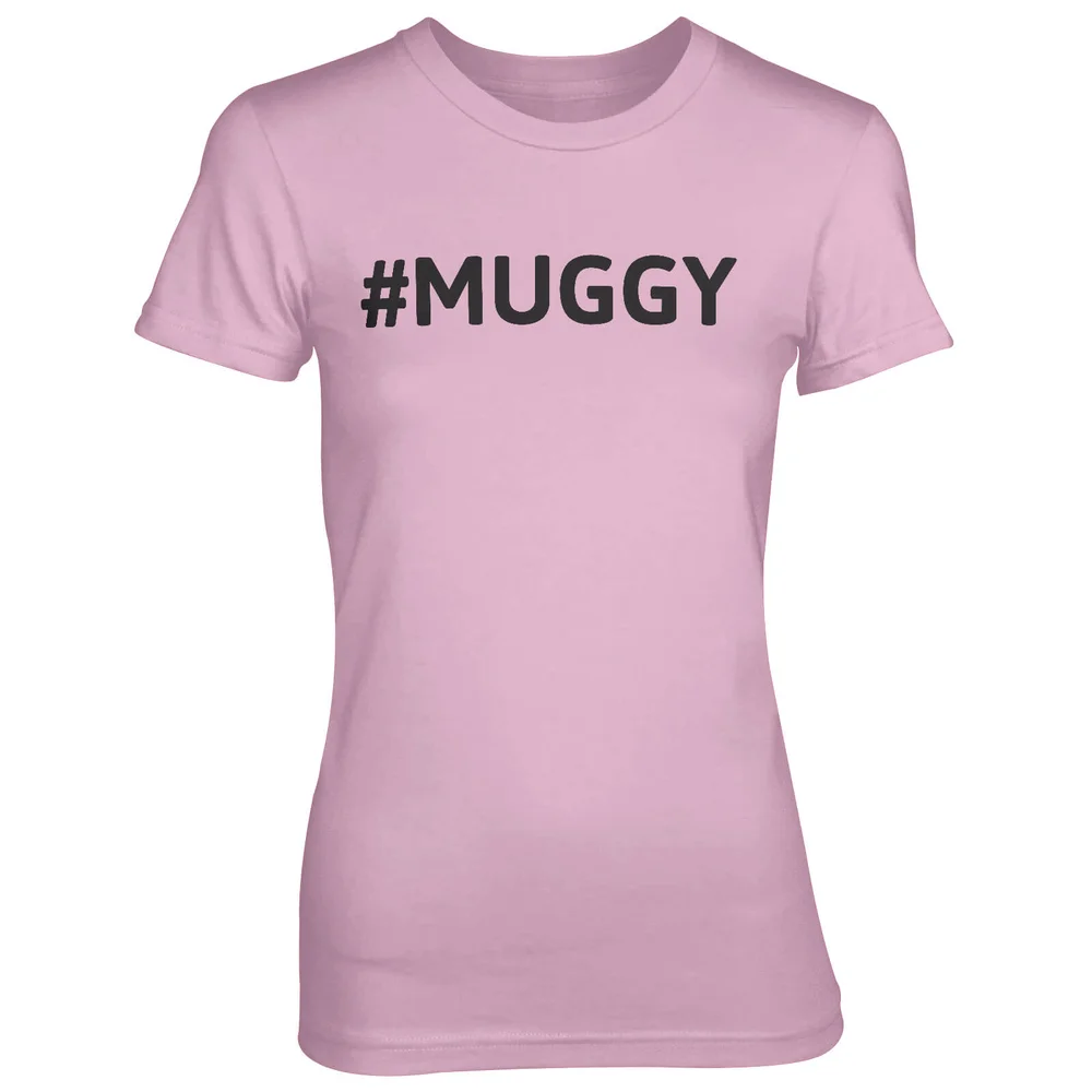 T-Shirt Femme Hashtag Muggy - Rose - S - Rose Image 1
