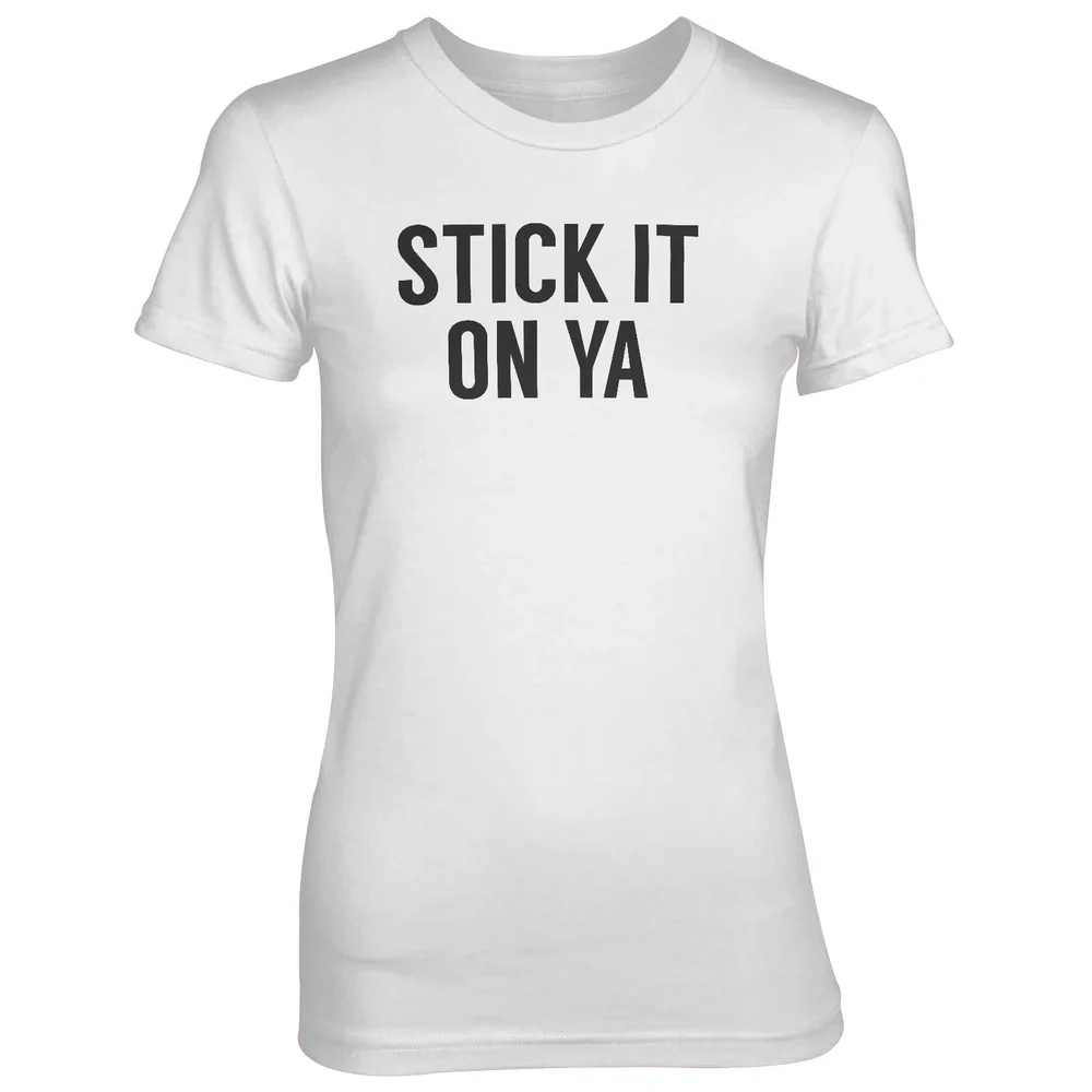 T-Shirt Femme Stick It On Ya - Blanc - S - Blanc Image 1