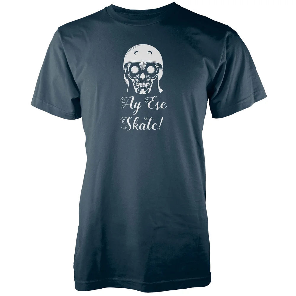 T-Shirt Homme Ay Ese Skate! - Bleu Marine - S - Navy Image 1