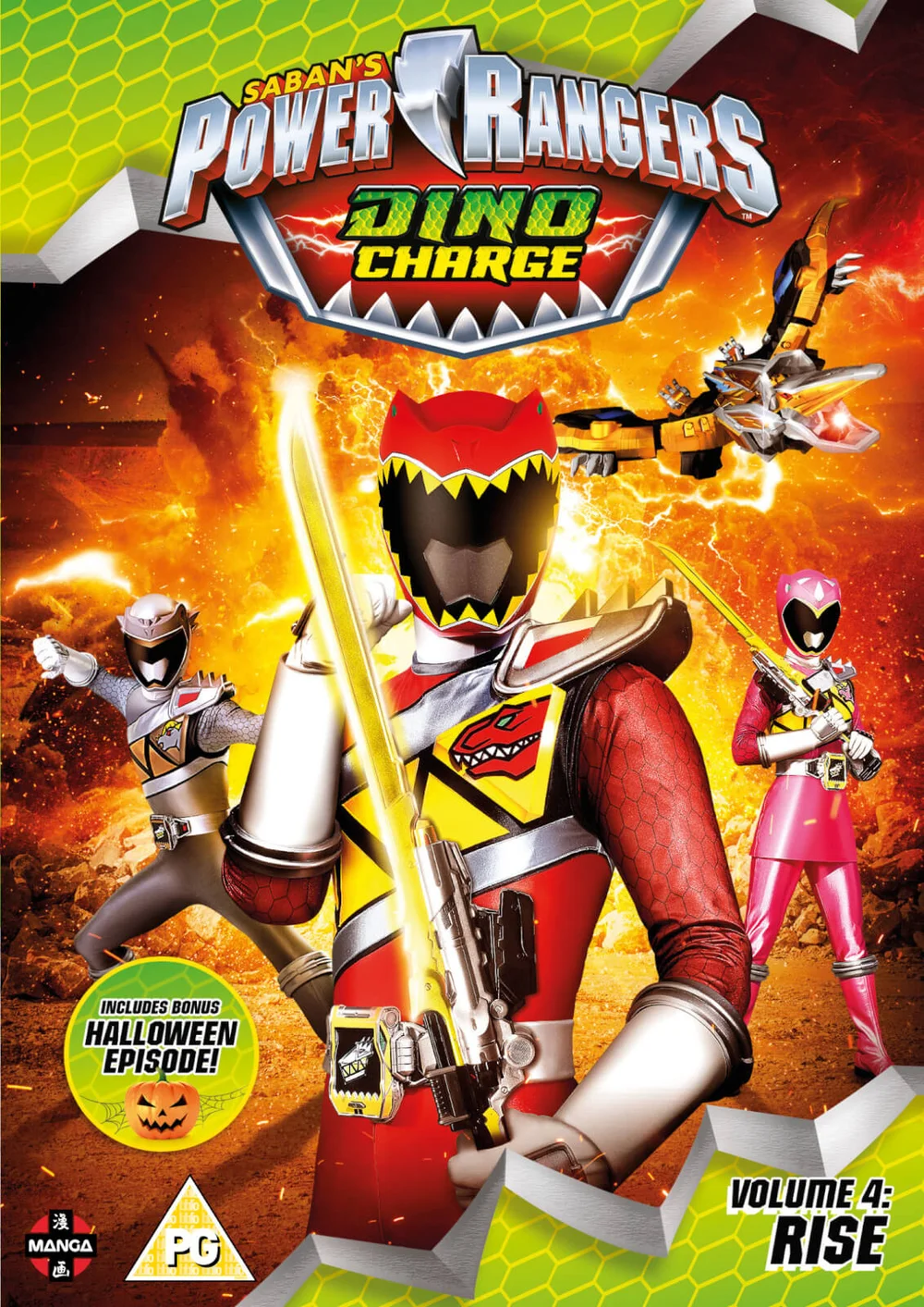 Power Rangers Dino Charge : Rise (Volume 4) Episides 13-17 (Incl. Halloween Special) Image 1