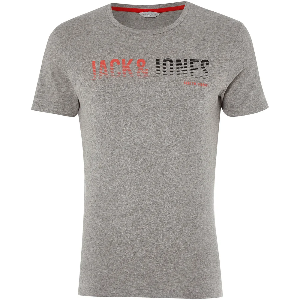 T-Shirt Homme Core Linn Jack & Jones - Gris Clair Chiné - S - Gris Image 1