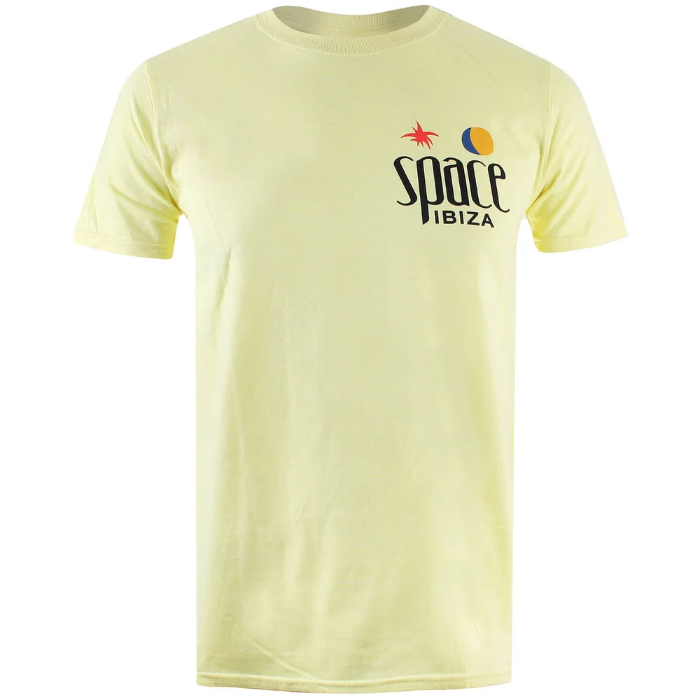 T-Shirt Homme Logo Classique Space Ibiza - Jaune Clair - L - Citron Image 1