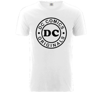 T-Shirt Homme Logo Original - DC Comics - Blanc