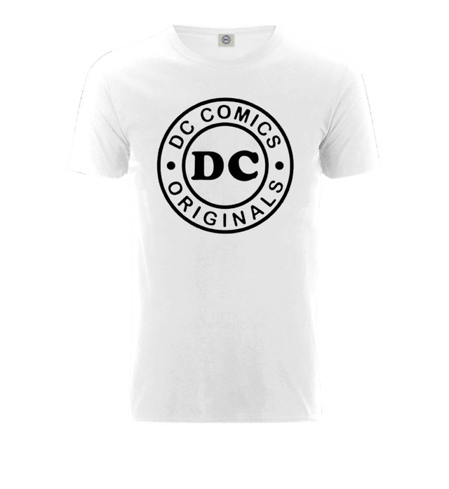 T-Shirt Homme Logo Original - DC Comics - Blanc