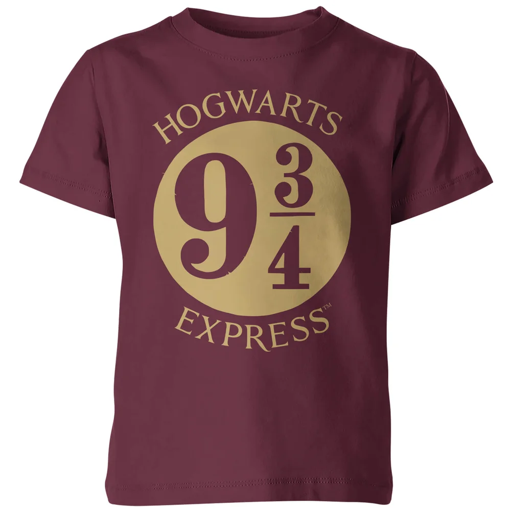 T-Shirt Enfant Plateforme 9 3/4 Harry Potter - Bordeaux - 3-4 ans Image 1
