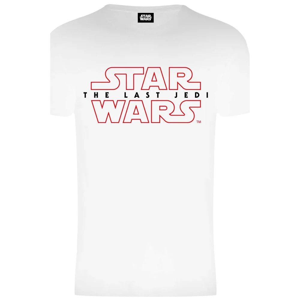 T-Shirt Homme Croquis Logo Les Derniers Jedi Star Wars - Blanc - S - Blanc Image 1