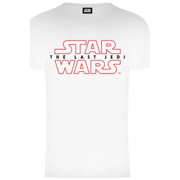 T-Shirt Homme Croquis Logo Les Derniers Jedi Star Wars - Blanc