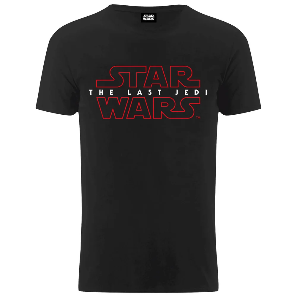 T-Shirt Homme Croquis Logo Les Derniers Jedi Star Wars - Noir - S - Noir Image 1