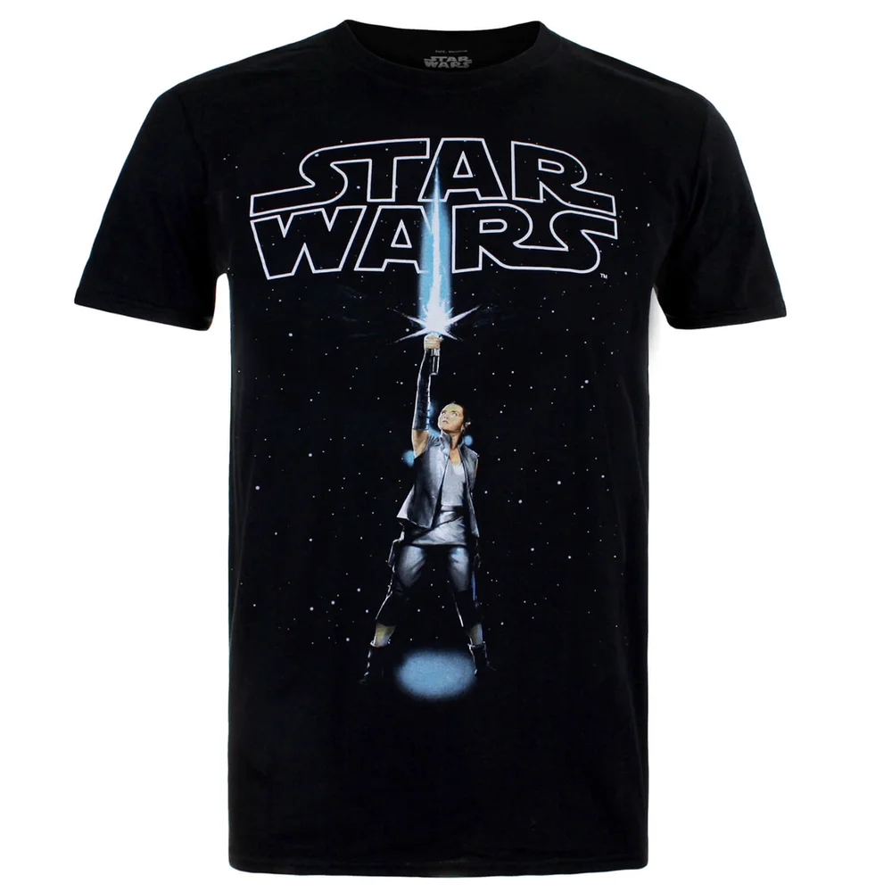 T-Shirt Homme Star Wars Logo Rey Les Derniers Jedi - Noir - S - Noir Image 1