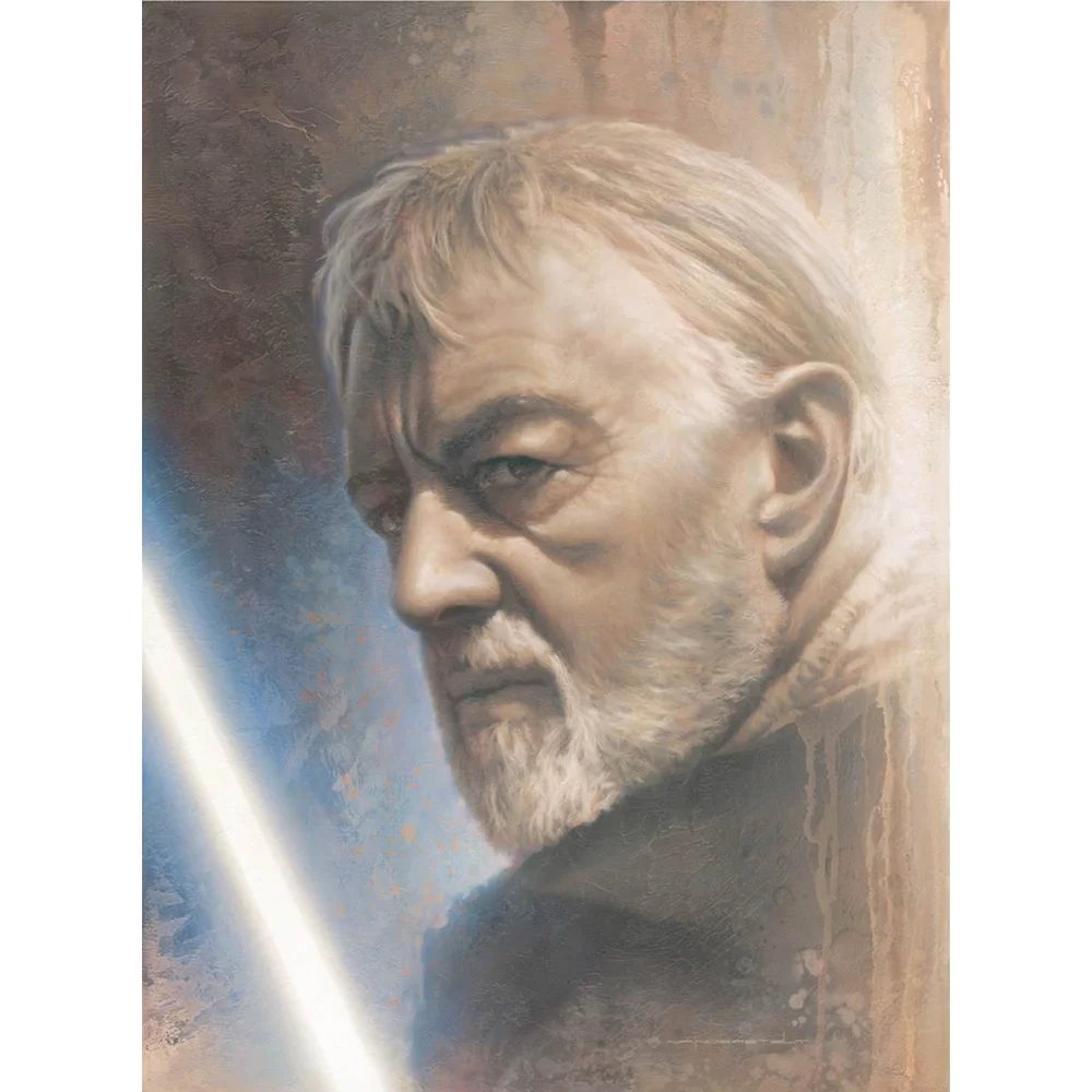 Affiche Star Wars Timeless Series: #1 - Obi-Wan par Jerry Vanderstelt - Exclusivité Zavvi (Encadrée) Image 1