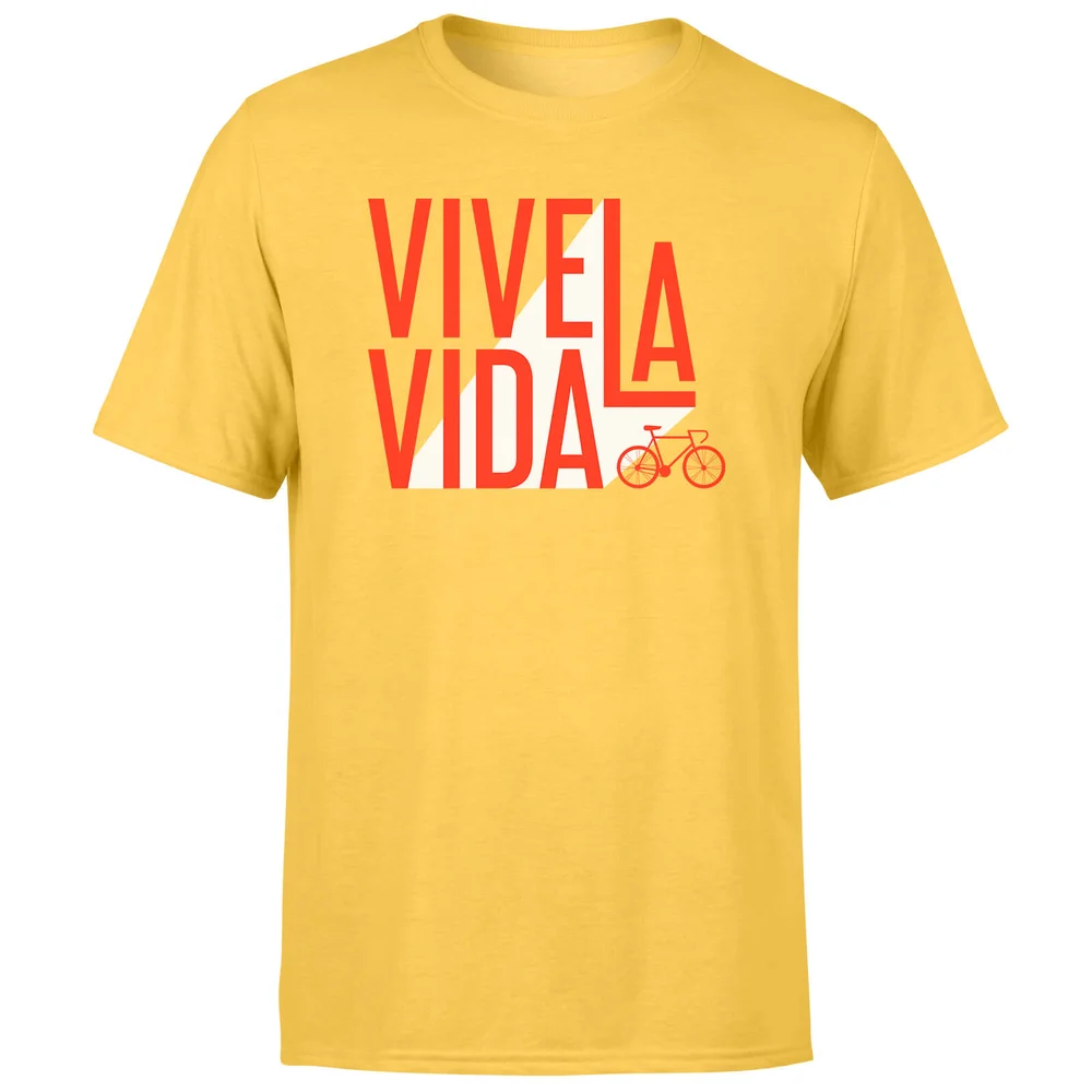 Vive La Vida Men's Yellow T-Shirt - S Image 1