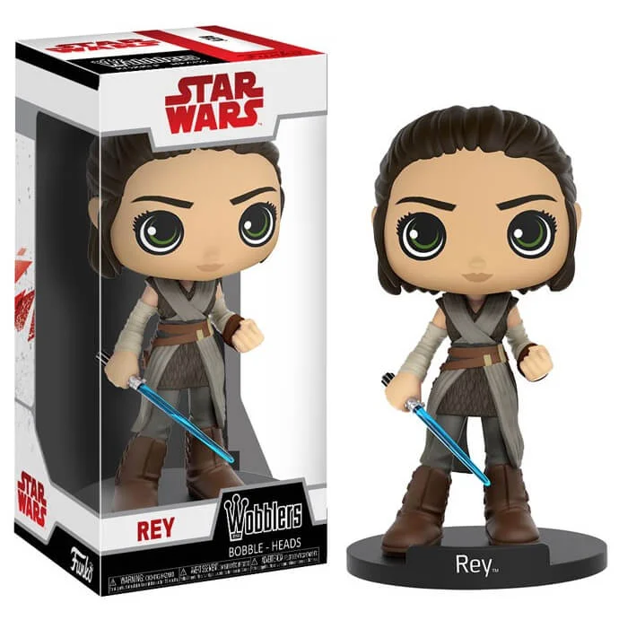 Figurine Funko Wobbler - Les Derniers Jedi - Rey Image 1