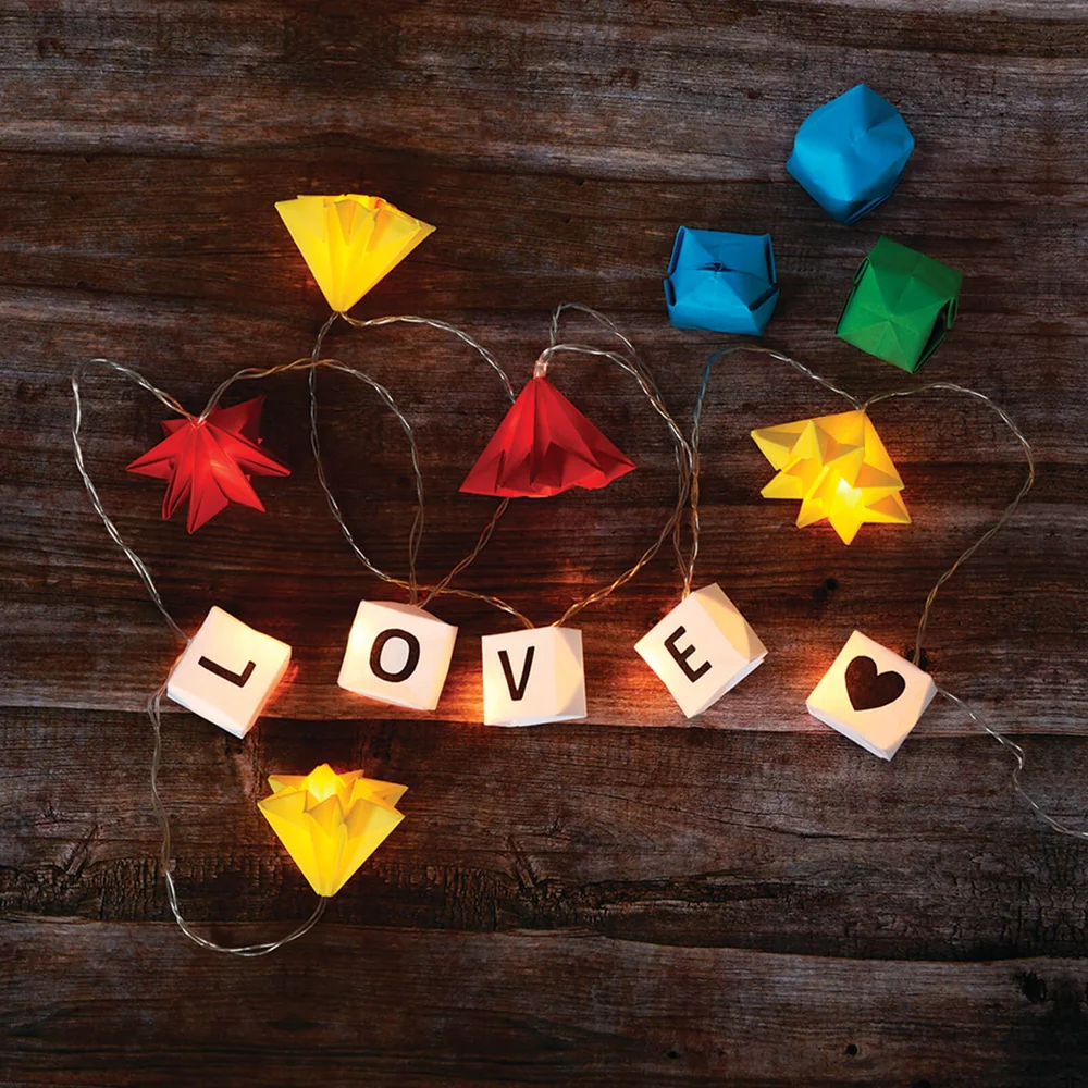 DIY Guirlande Lumineuse Origami Image 1