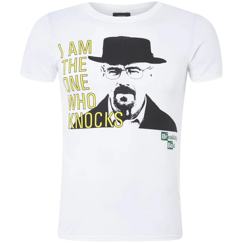 T-Shirt Homme I Am The One Who Knocks Breaking Bad - Blanc - S - Blanc Image 1