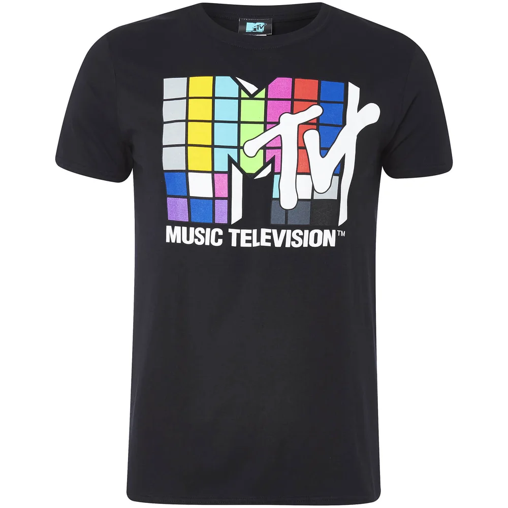T-Shirt Homme Logo MTV - Noir - S - Noir Image 1