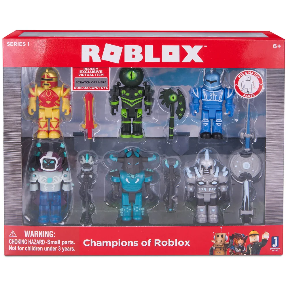 6 Figurines ROBLOX - Champions of ROBLOX Image 1