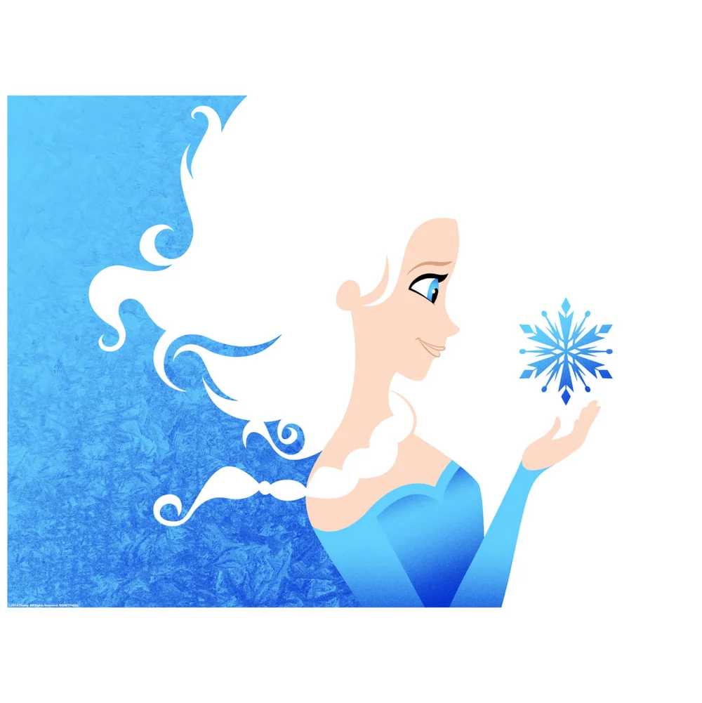 Affiche de Collection de Michael De Pippo - Disney - La Reine des Neiges Disney (46 cm x 61 cm) Image 1