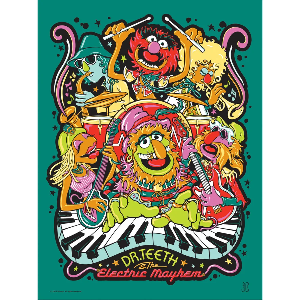 Affiche de Collection de James Carroll - Disney - The Muppets/Dr. Teeth Disney (457mm x 610mm) Image 1