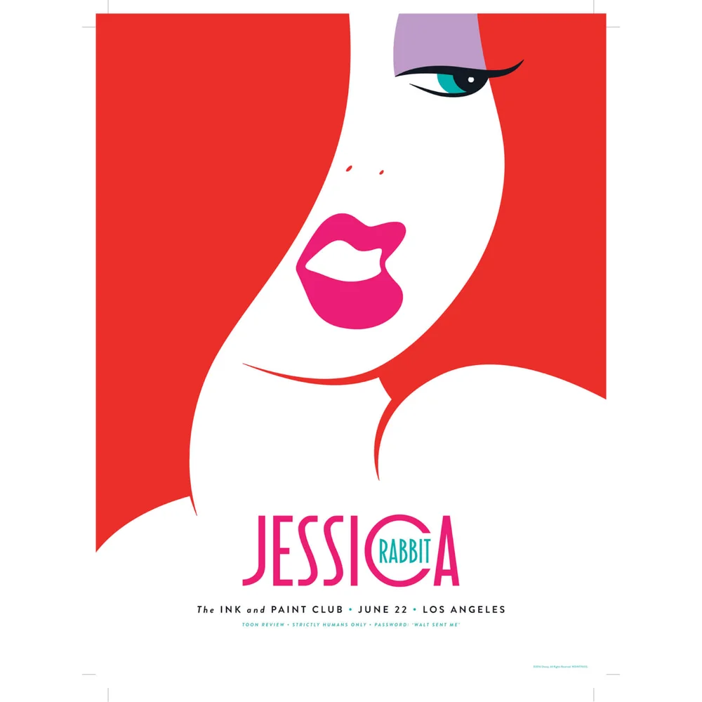 Affiche de Collection de Michael De Pippo - Jessica Rabbit Disney (457mm x 610mm) Image 1