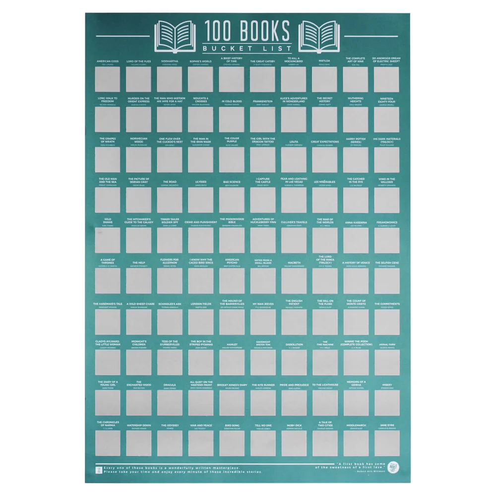 Affiche 100 Livres à Lire Image 1