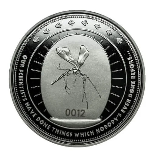 Pièce de Monnaie de Collection Jurassic Park - Édition Limitée Argentée Image 1