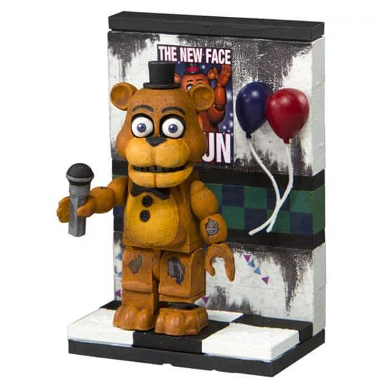 Kit de Construction Five Nights At Freddy's Party Wall avec Freddy (Micro Set) - McFarlane Image 1