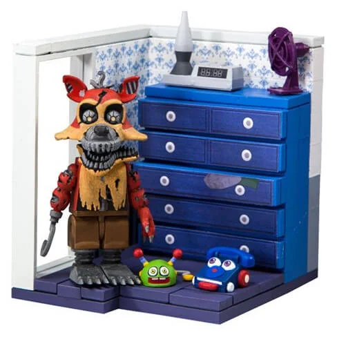Kit de Construction Five Nights At Freddy's Armoire avec Nightmare Foxy (Micro Set) - McFarlane Image 1