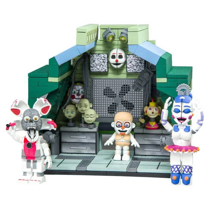 Kit de Construction Five Nights At Freddy's Control Module Large avec Ballora, Jumpscare et Funtime Foxy (Micro Set) - McFarlane Image 1