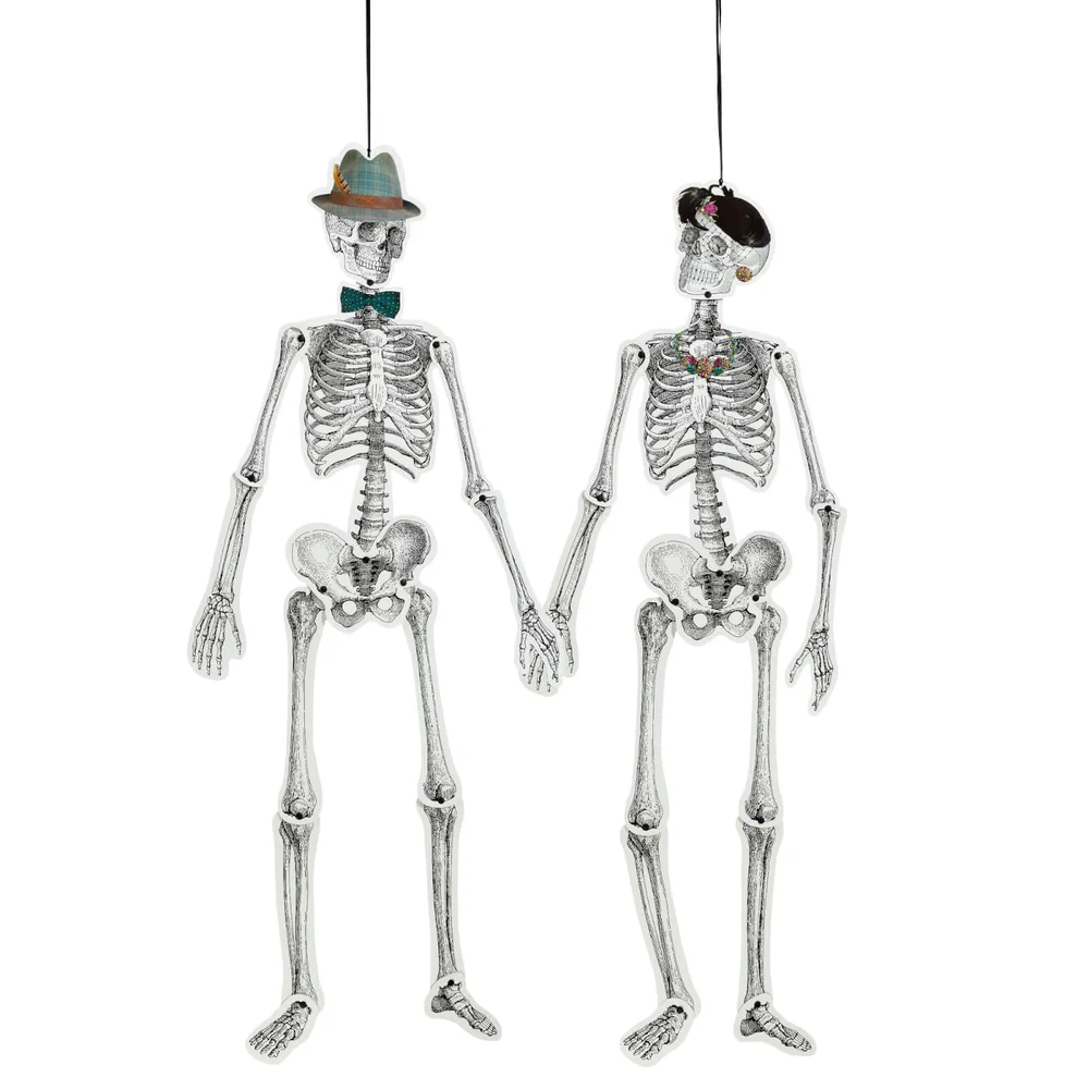 Squelettes en Papier Mr. and Mrs. Bones Image 1