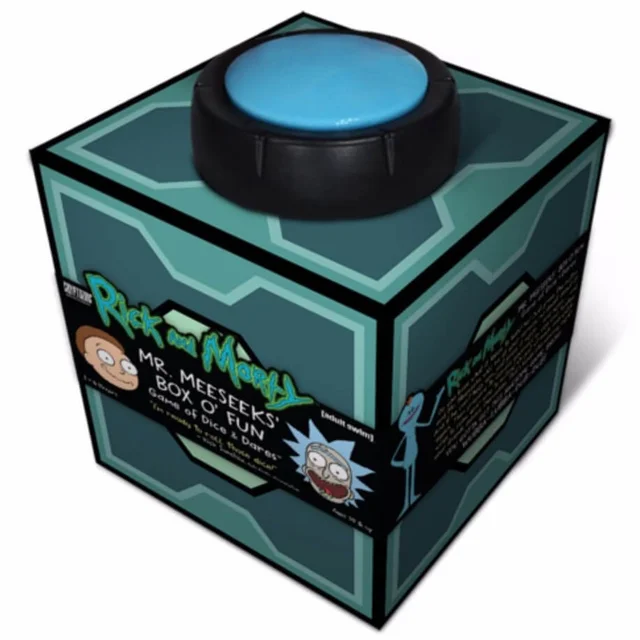 M. Meeseeks Boîte à malices : Jeu de dés et d'échecs Rick et Morty