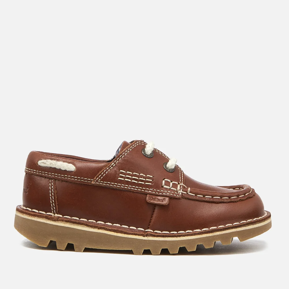 Chaussures Enfant Kick Boatee Kickers - Marron Foncé - UK 7 Infant/EU 24 Image 1