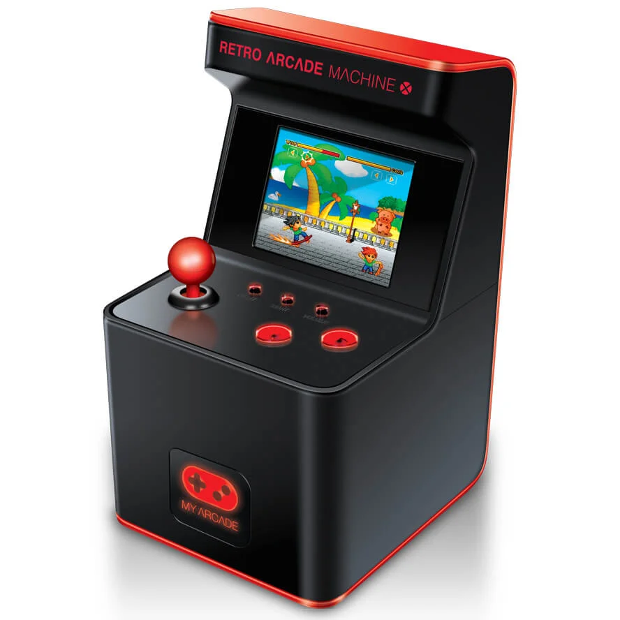 Ma Machine Arcade Rétro Portable - X 16-Bit Mini Arcade (Avec 300 Jeux) Image 1