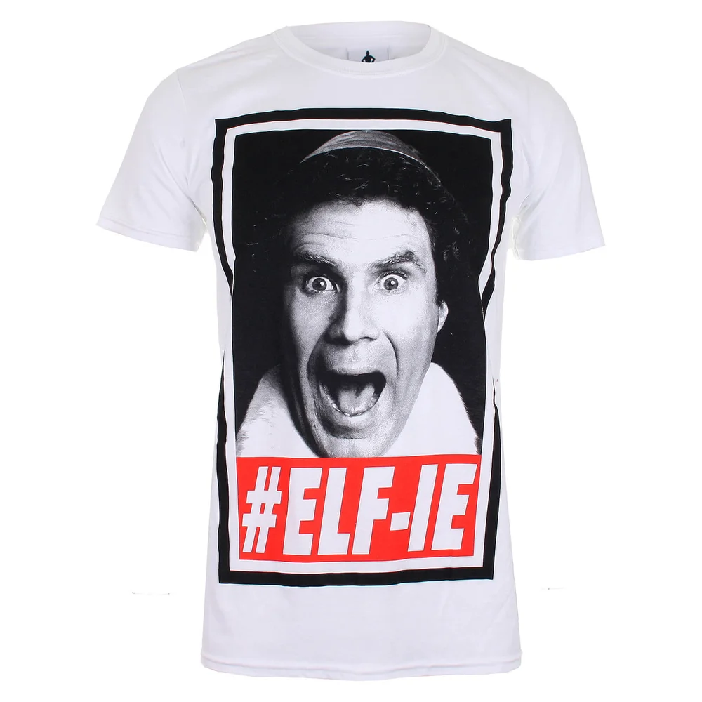 T-Shirt de Noël Homme #ELF-IE Elfe - Blanc - S Image 1