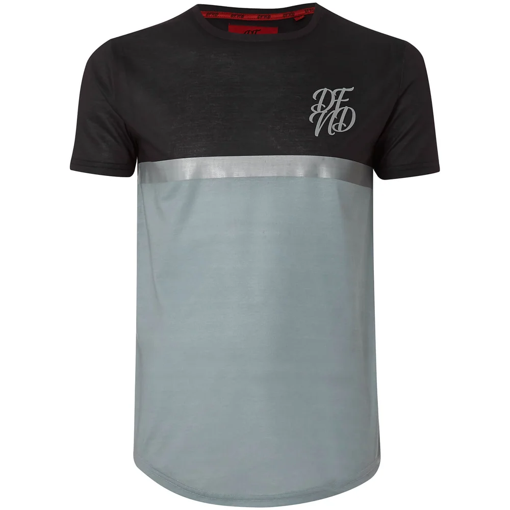 T-Shirt Homme Shaw Panel DFND - Noir / Gris - S - Noir Image 1