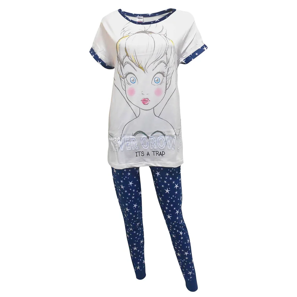 Pyjama Femme Disney Fée Clochette - Blanc - S/UK 8-10 - Blanc Image 1